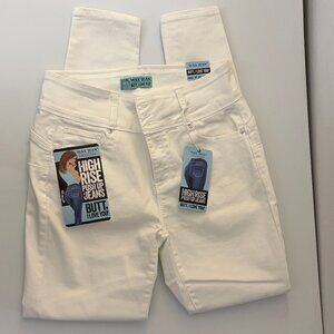 Urban Planet - White high rise skinny jeans - Size 9 / 29